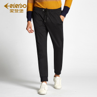 Edenbo/爱登堡休闲裤男青年时尚修身保暖束脚裤男九分裤小脚裤男