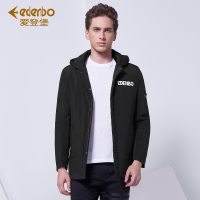 Edenbo/爱登堡男装秋冬新款保暖棉衣棉服男中年中长款休闲棉衣男