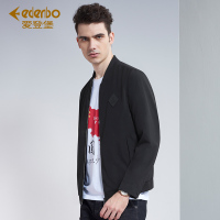 Edenbo/爱登堡男装秋季新款夹克男士青年时尚修身棒球领外套男