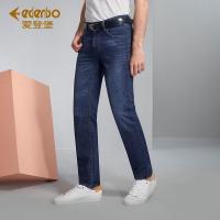 Edenbo/爱登堡男装夏季新款薄款牛仔裤男青年时尚修身休闲裤子男