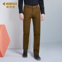 Edenbo/爱登堡男装秋季新款休闲裤男士商务休闲青年修身长裤子男