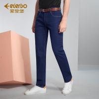 Edenbo/爱登堡男装新款牛仔裤男青年时尚修身薄款休闲牛仔长裤子