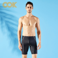 OOK男士泳衣套装潮专业平角五分防水大码温泉泳裤