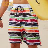 OOK休闲度假风时尚宽松男士五分沙滩裤