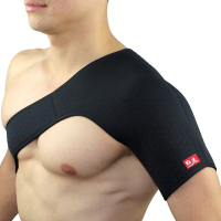 防撞防滑预防扭伤透气排汗护左单肩