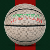 狂迷篮球个性潮流成人7号街球正品室内外防滑耐磨（卡布奇诺）