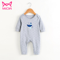 猫人婴儿连体衣纯棉宝宝哈衣