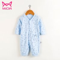 猫人婴儿连体衣0-9个月新生儿纯棉衣服春秋保暖哈衣男女宝宝爬服