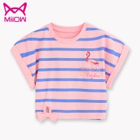 猫人2019新款童装女童短袖T恤洋气儿童上衣夏装宝宝婴儿半袖体恤