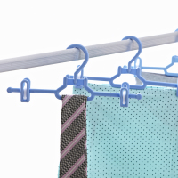 汇丰信佳 家庭简约可晾晒裙裤 塑料裤架 晾晒夹子裤夹塑料衣架