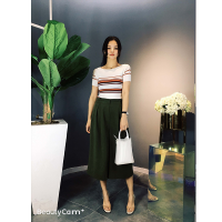 oritick横间针织上衣