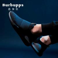 法国品牌芭步仕(Burbupps)男鞋夏季运动休闲鞋百搭懒人鞋透气帆布鞋男士韩版低帮鞋子