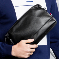 新款 潮流休闲男士单肩 简约百搭斜挎包 多功能手包