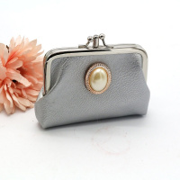 2018新款零钱包双层搭扣卡包韩版小清新可爱小钱包