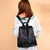 古思奇GSQ新款防盗单肩斜挎两用女包背包女双肩包女