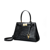 包包女包新款鳄鱼纹大容量斜挎包单肩手提包女士包