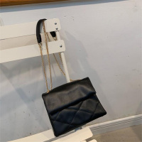 古思奇女包包2020发斜挎包网红小香风菱格包时尚单肩链条包N1548