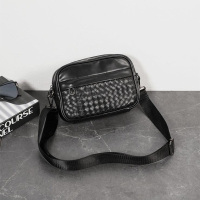 古思奇新款男包男士单肩包青年小背包男士包包斜挎包编织单肩包G2115