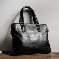 古思奇新款手提公文包时尚休闲斜挎单肩包上班包电脑包潮包G2116