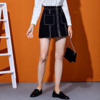 依尚街区ins短裙女2019春新款时尚韩版高腰显瘦包臀百搭款半身裙