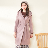 依尚街区名媛小香风大衣女2019冬新款时尚百搭韩版修身显瘦风衣