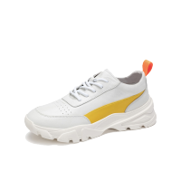 骆驼男鞋2019春季新款真皮老爹鞋男厚底增高运动鞋休闲A912088170