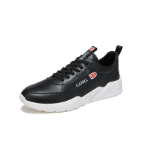 骆驼男鞋2020春季新款真皮运动鞋男休闲皮鞋潮百搭小白鞋韩版鞋子