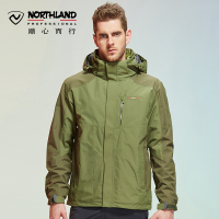 诺诗兰户外秋冬男式冲锋衣三合一防水防风保暖两件套