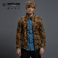 诺诗兰秋冬户外抓绒衣男摇粒绒防风保暖开衫