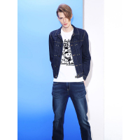 LEE 男款时尚牛仔夹克 L248272JK898