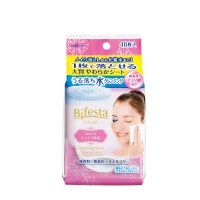 Bifesta缤若诗洁面湿纸巾浸润Mandom漫丹非曼丹温和卸妆水巾日本 单包装