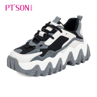 百田森浪底老爹鞋女2020春网红新款ins潮增高厚底松糕面包鞋