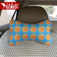 数码印花汽车头枕记忆棉车载骨头靠枕颈枕