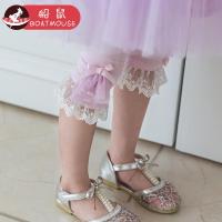 boatmouse船鼠儿童裤子女外穿夏季 女宝宝七分裤童装女童打底裤薄款