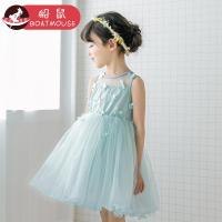 boatmouse船鼠女童洋气裙子公主裙夏装 背心裙儿童连衣裙蓬蓬裙纱裙