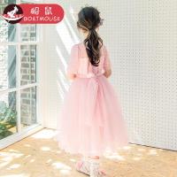 boatmouse船鼠公主裙女童装蓬蓬裙纱裙夏装 蕾丝长款连衣裙儿童裙子
