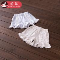 boatmouse船鼠女童短裤夏装 韩版高腰宽松薄款儿童休闲裤子宝宝热裤