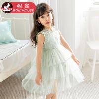 boatmouse船鼠小女孩公主裙蓬蓬纱裙蕾丝宝宝蛋糕裙儿童裙子夏装女童连衣裙