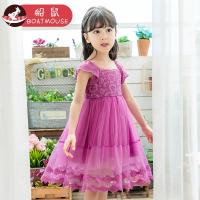 boatmouse船鼠蕾丝裙子儿童洋气背心裙网纱裙夏装 公主裙女童连衣裙_9