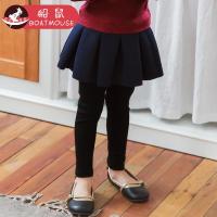 boatmouse船鼠裙裤儿童长裤纯色韩版女宝宝裤子 春秋裤裙女童打底裤