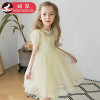 boatmouse船鼠女童连衣裙公主裙洋气小女孩裙子女宝宝夏装2019新款儿童裙子
