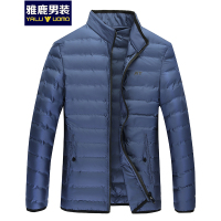 棉衣男新款商务休闲白鸭绒冬季男装立领羽绒服外套 S45EDBA07733
