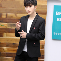 雅鹿男装男士休闲西装新品男装青年正装商务休闲韩版单西外套YL-XD520