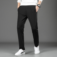 雅鹿新款男士休闲松紧腰抽绳时尚运动休闲长裤YLKSDK9989