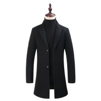 雅鹿男装男士毛呢大衣YLZYLXD8808