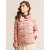 红豆女装Hodo Ladies韩版短款面包服宽松棉服外套女