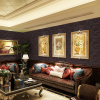 墙贴3D立体墙纸创意自粘墙贴画客厅卧室家电视背景墙防水墙纸贴纸壁纸 R04咖啡色