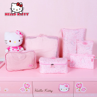 Hellokitty旅行收纳袋套装便携行李收纳袋 玫瑰系列6件套