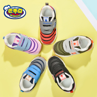 巴布豆童鞋儿童二棉鞋男童运动鞋加绒女童毛毛鞋小童宝宝冬季鞋子