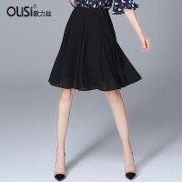 【促】欧力丝夏装新款女百搭雪纺半身裙夏季仙女波西米亚大摆裙子